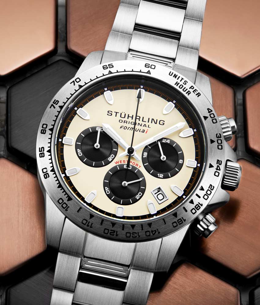 Ivory Dial / Silver Case / Silver Band
