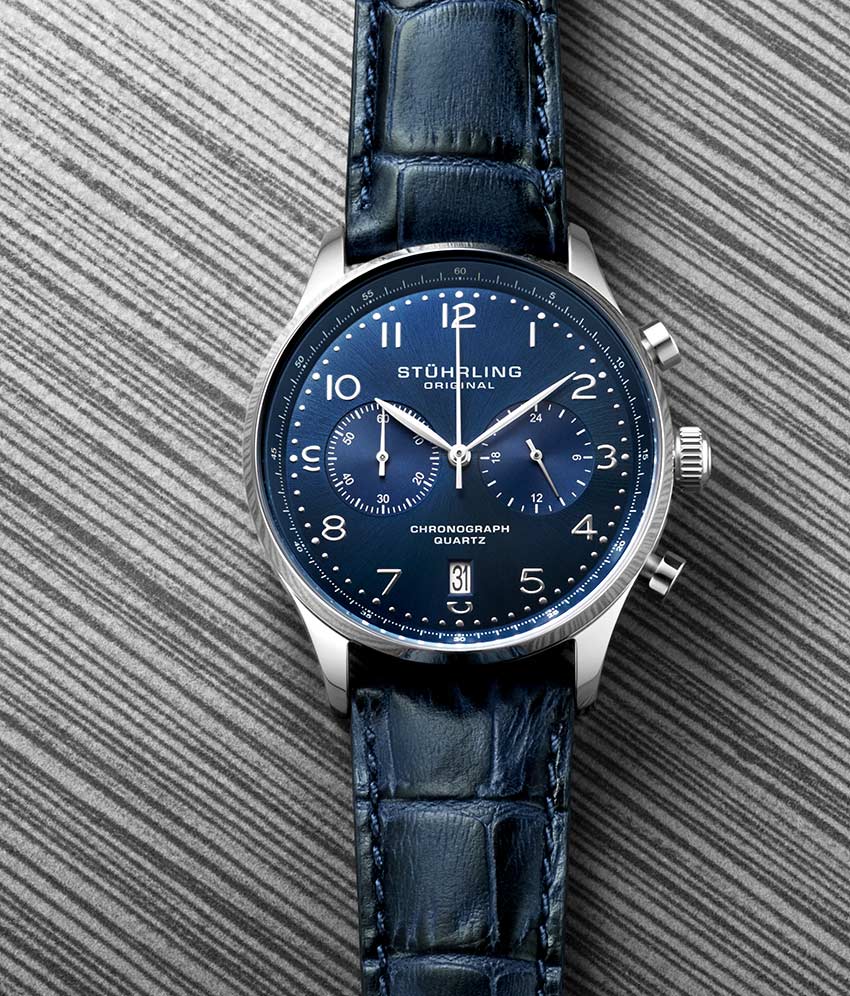 Blue Dial / Silver Case / Blue Band