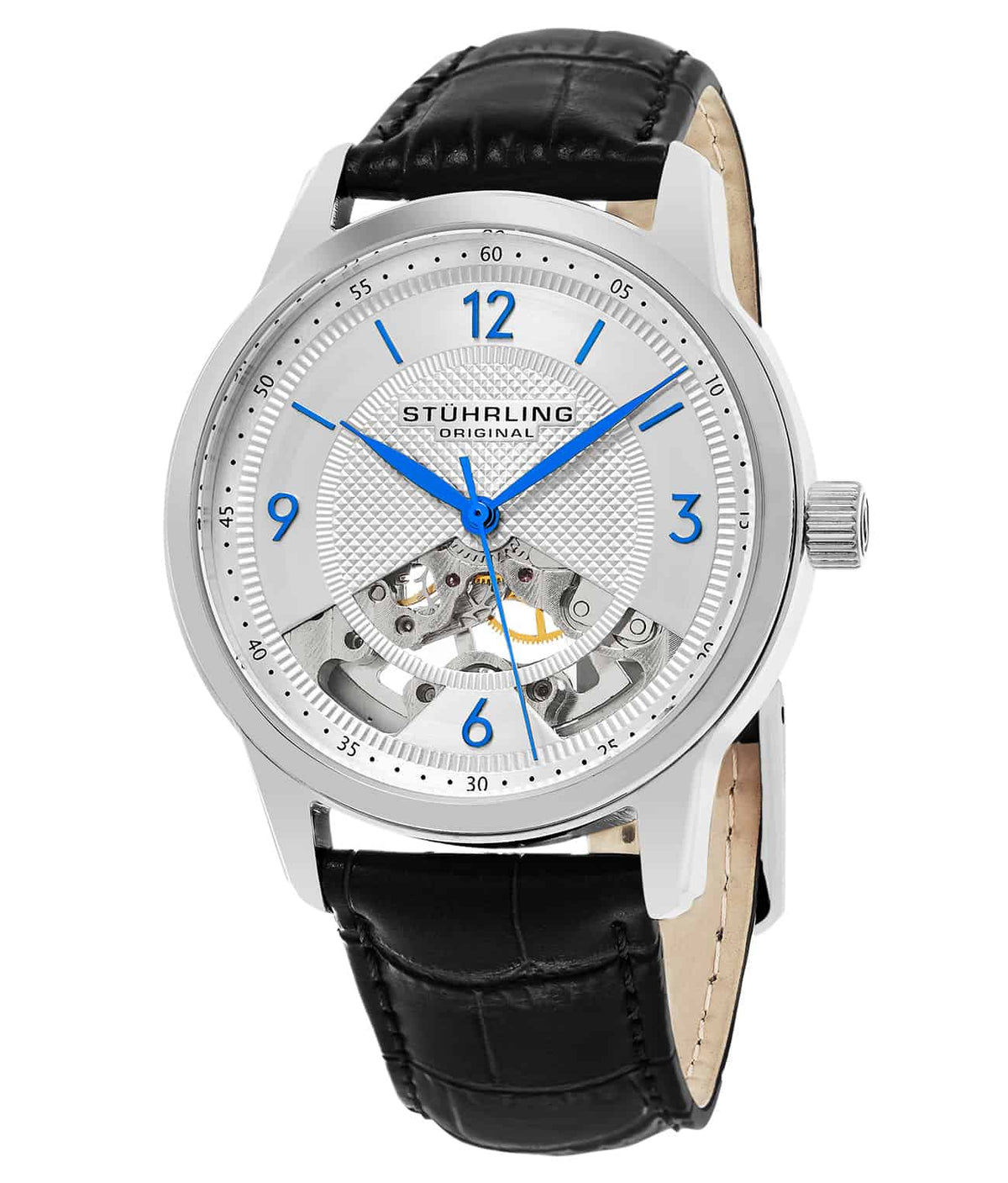 Silver Dial / Silver Case / Black Band