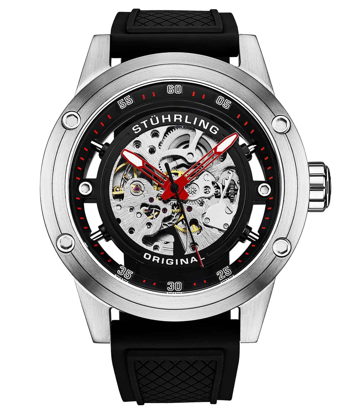 Black Dial / Silver Case / Black Band