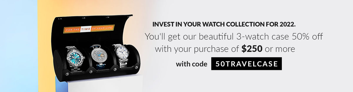 50 Percent Off Watch Travel Case