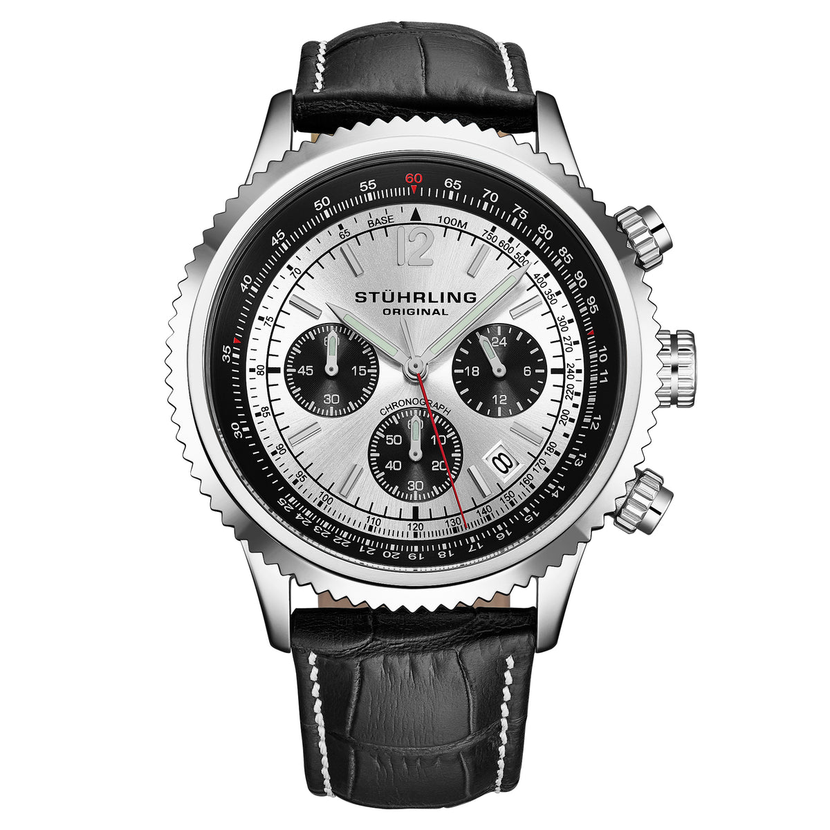 Stührling Turbine 4015 44mm Chronograph