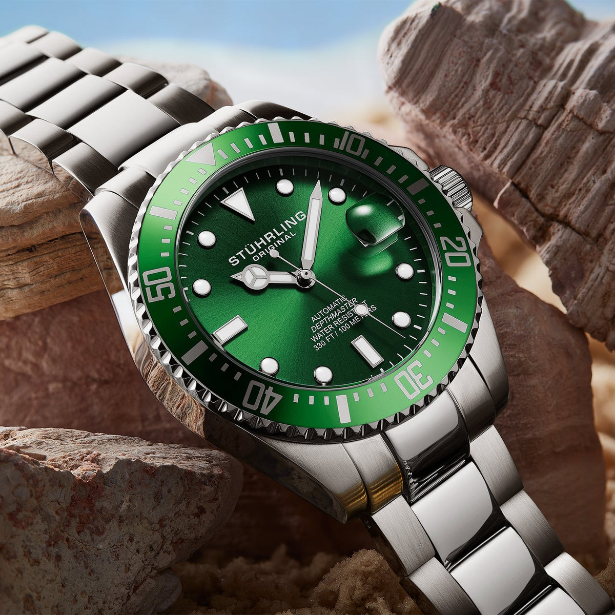 Stührling Japanese Automatic Depthmaster 4048 42mm Diver
