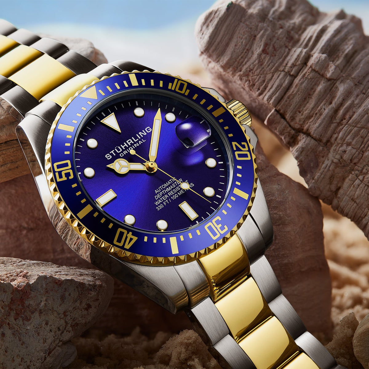Stührling Japanese Automatic Depthmaster 4048 42mm Diver