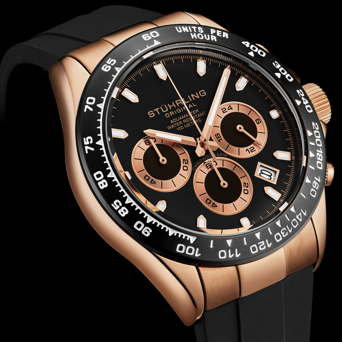 Stührling Aquamaster 4050 Chronograph Watch 42mm
