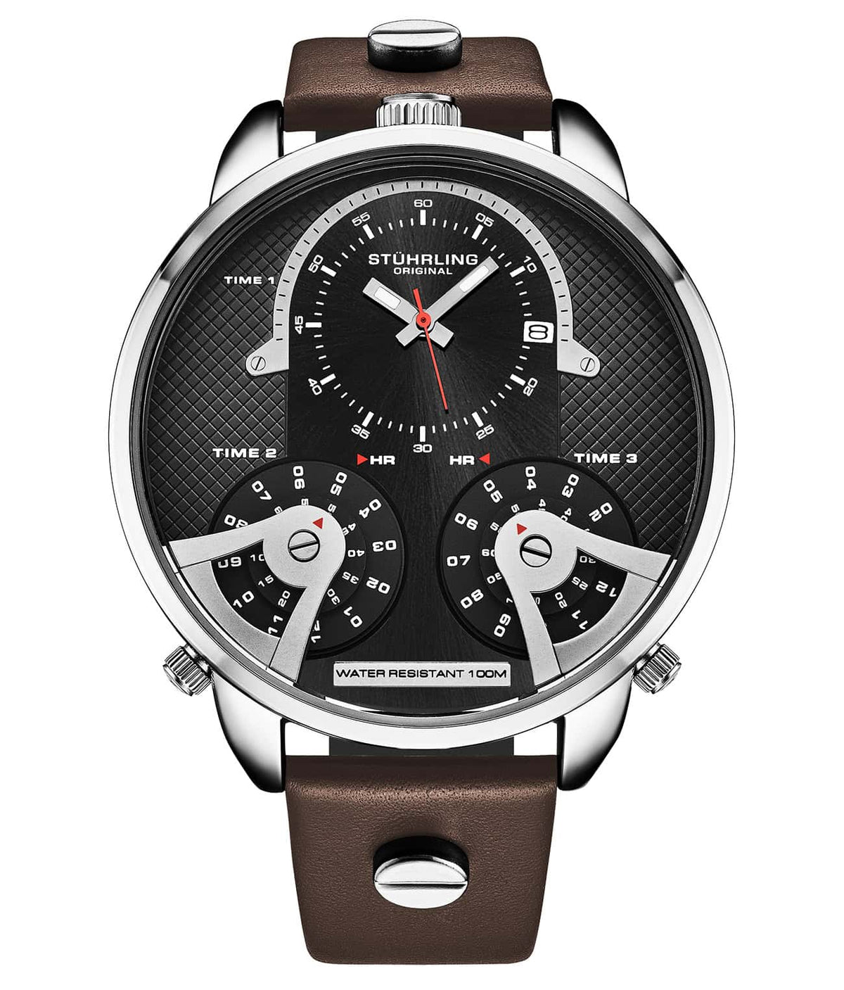 TerraTime Triple-Time Quartz 50mm