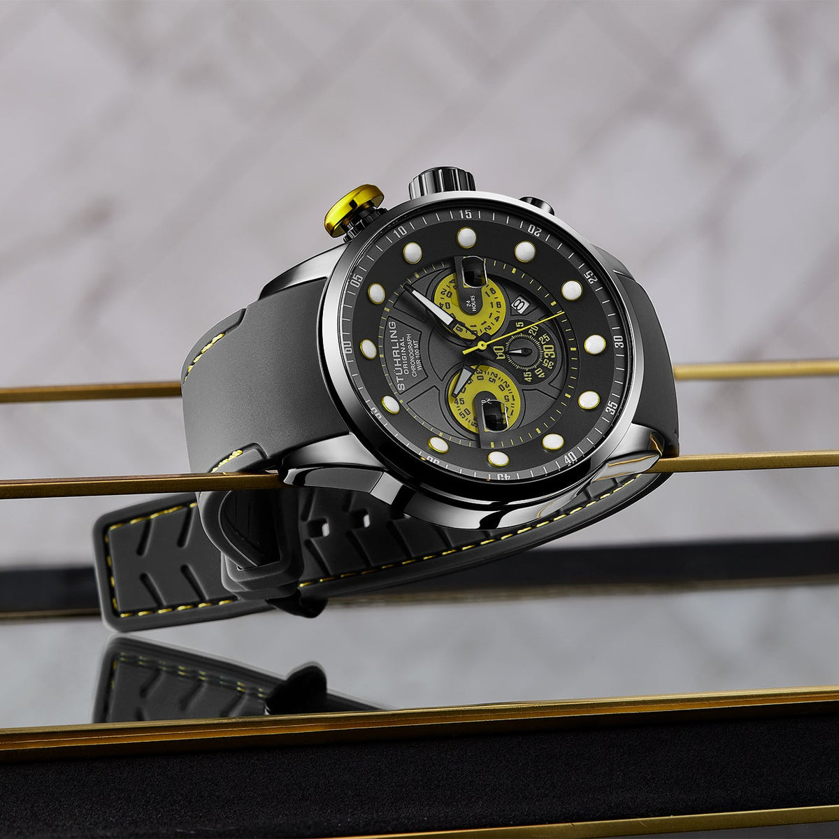 Stührling Aquatic Force 4053 Chronograph 50mm
