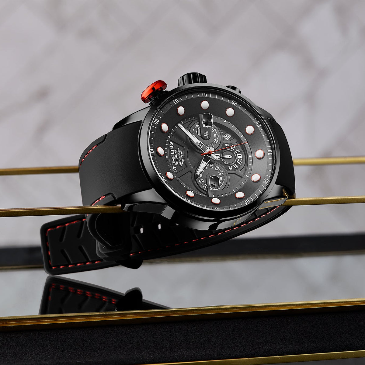 Stührling Aquatic Force 4053 Chronograph 50mm