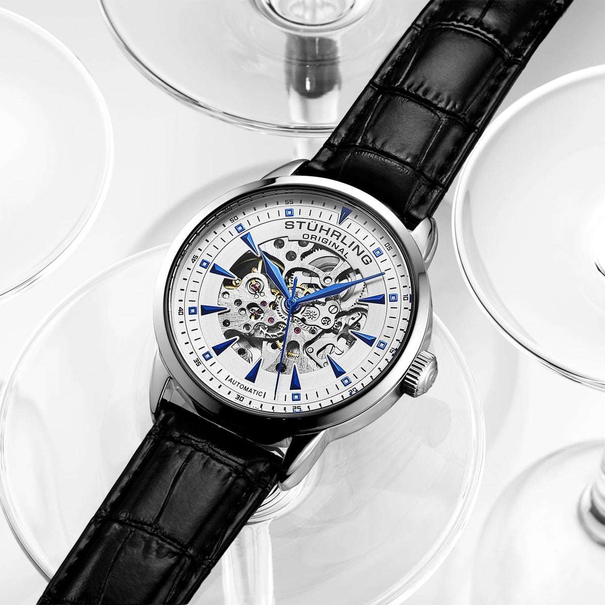 Stührling Executive Reserve 4071 Mens Watch 44mm