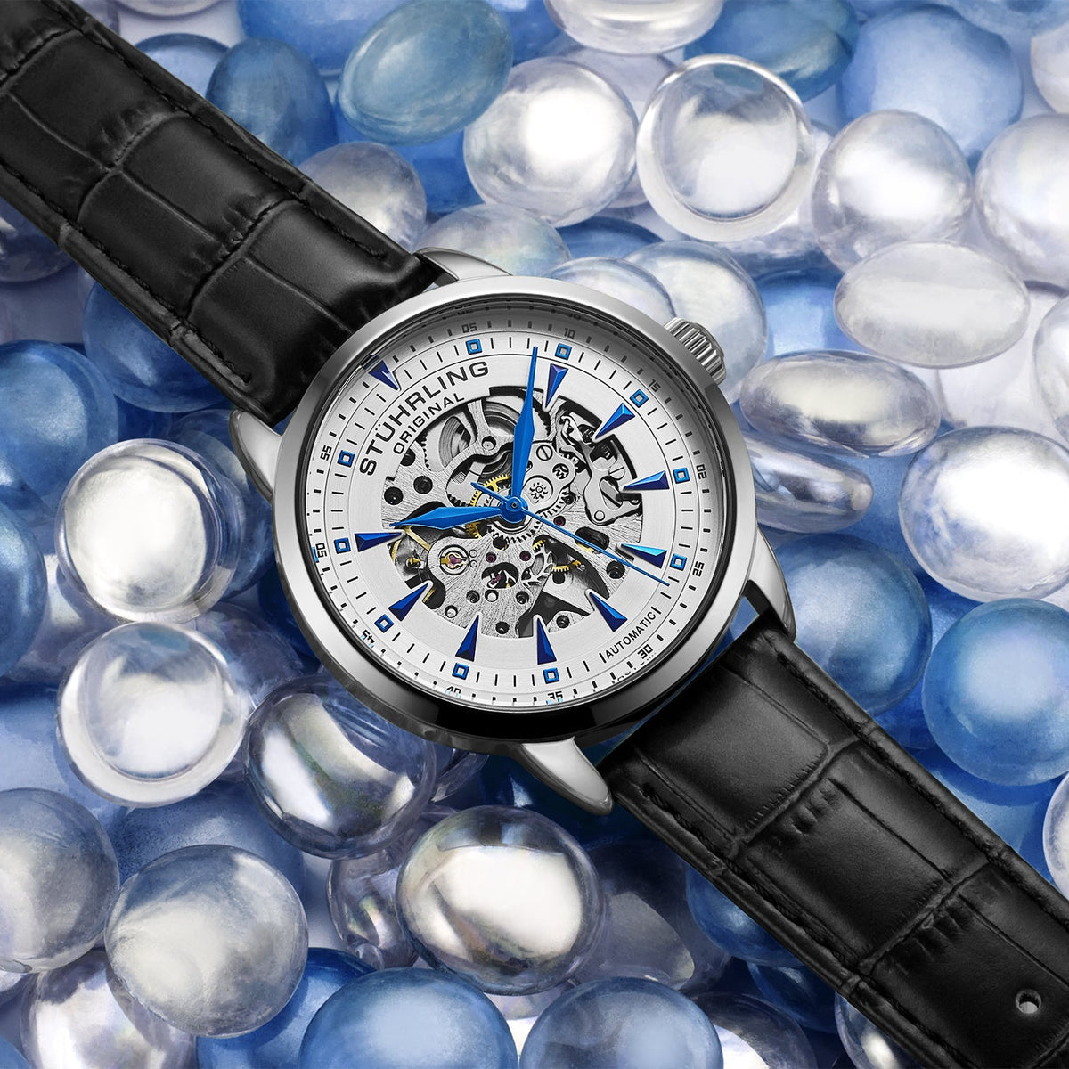 Stührling Executive Reserve 4071 Mens Watch 44mm