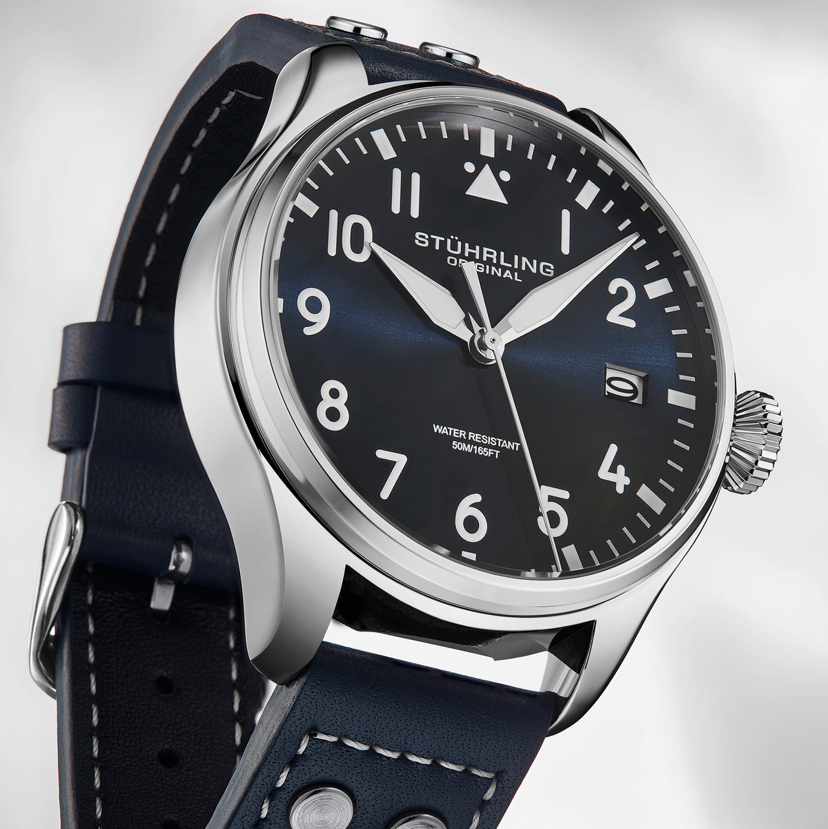 Stührling Airman 4078 Quartz Men’s 43mm Pilot Watch