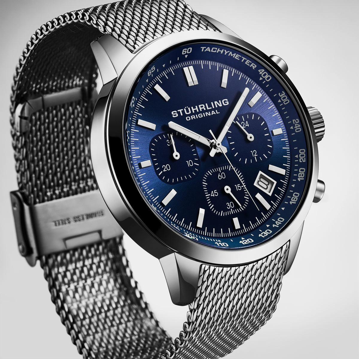 Stührling Chronoport 4082 Men's 44mm