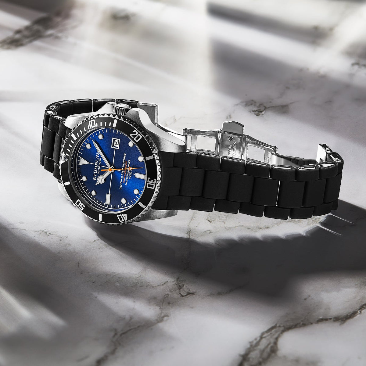 Stührling Datemaster Heritage 4087 Aquadiver 44mm