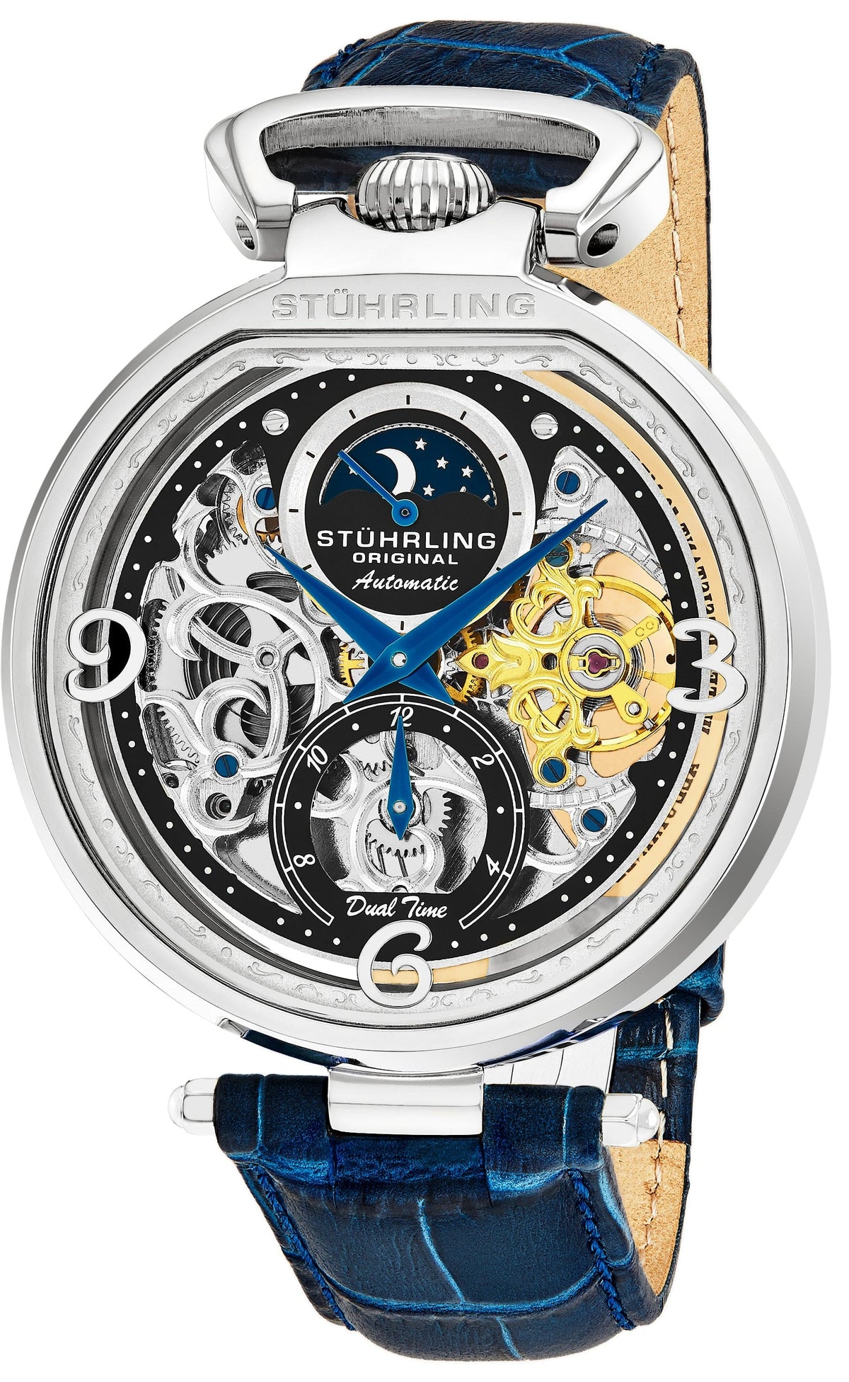 Modena 3954 Dual Time Automatique 46 mm Squelette