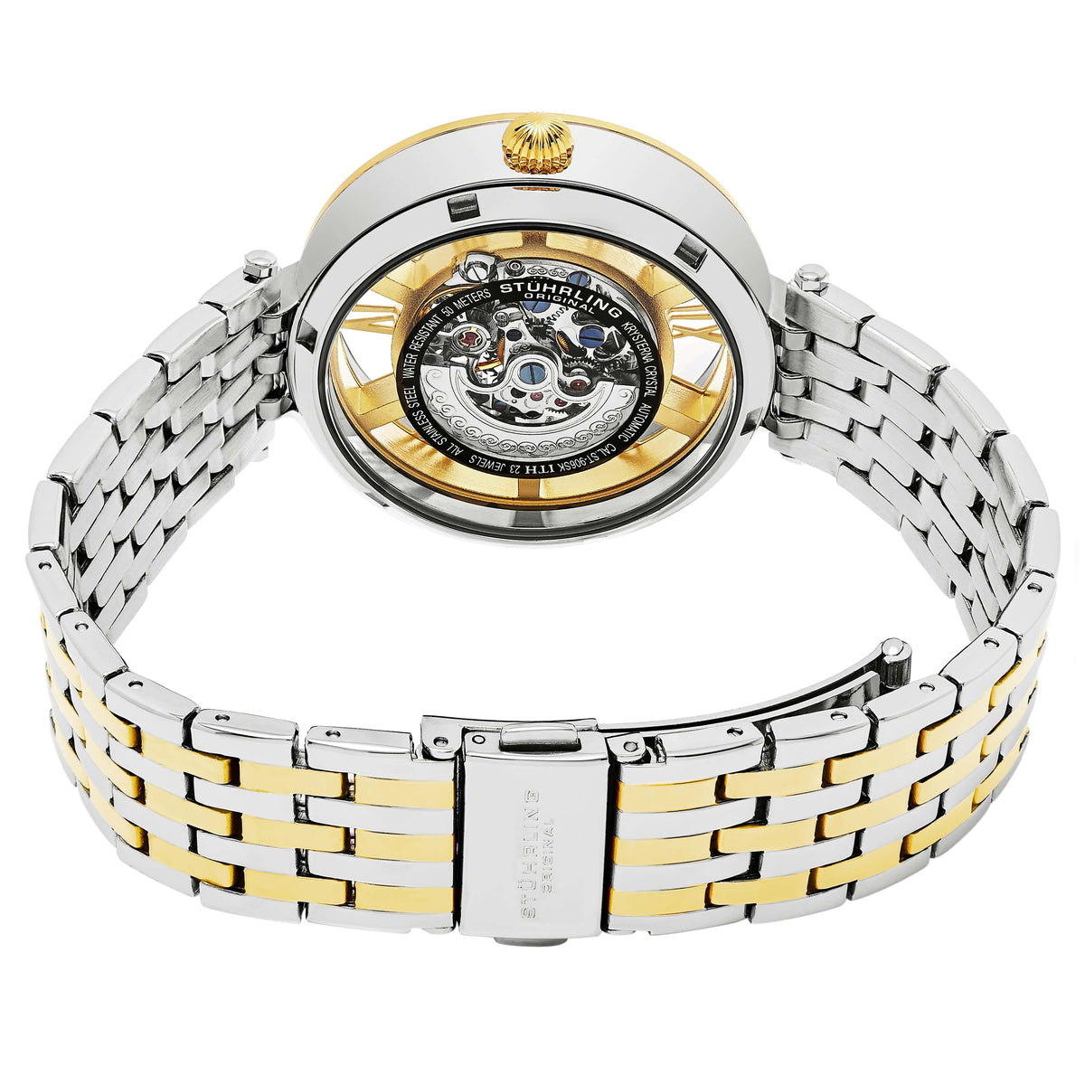 3944 two tone Gold and silver Band