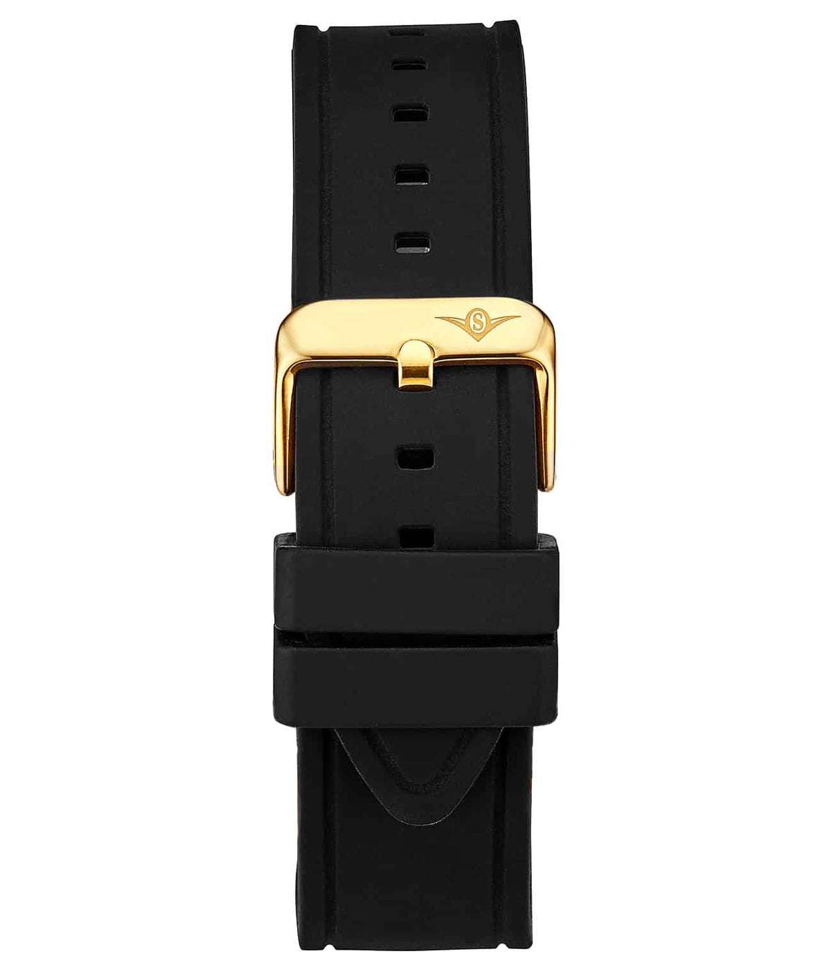 22mm Silicone Black Rubber Sport 22mm Strap