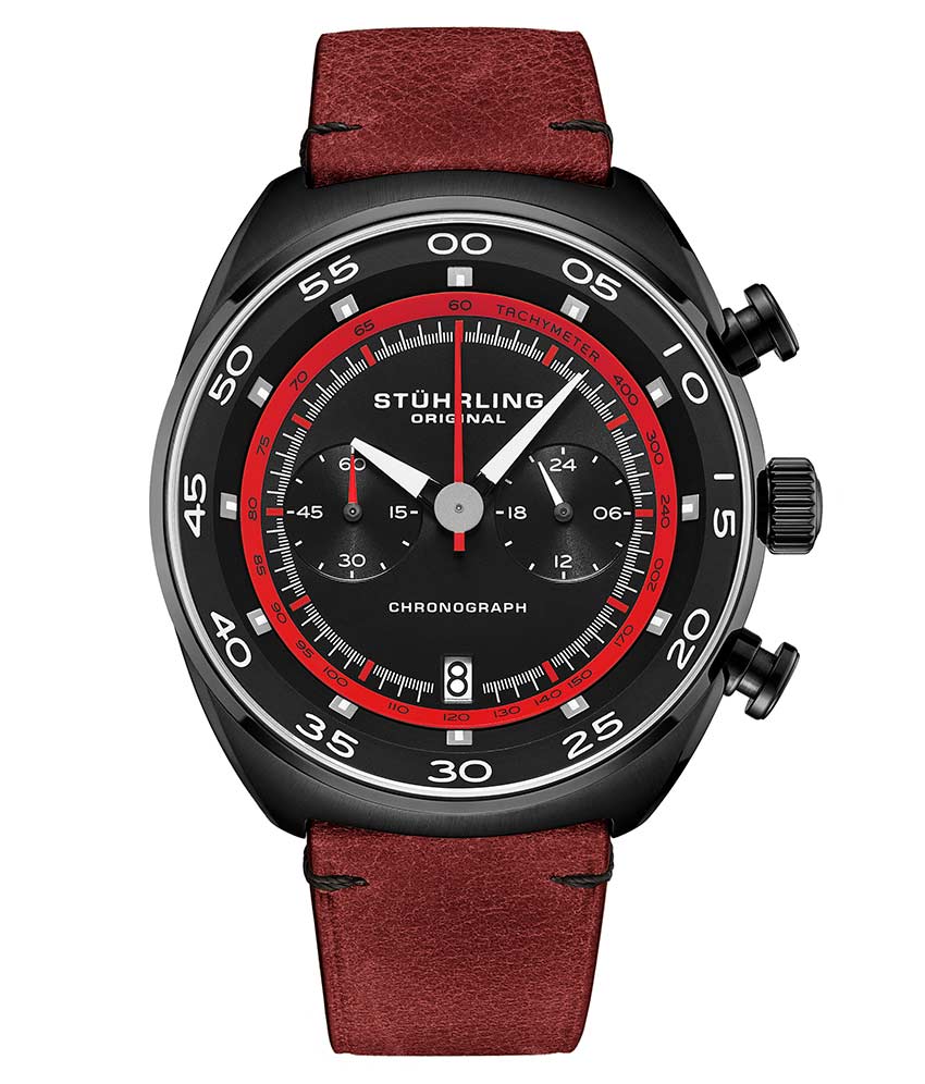 Black Dial / Black Case / Red Band