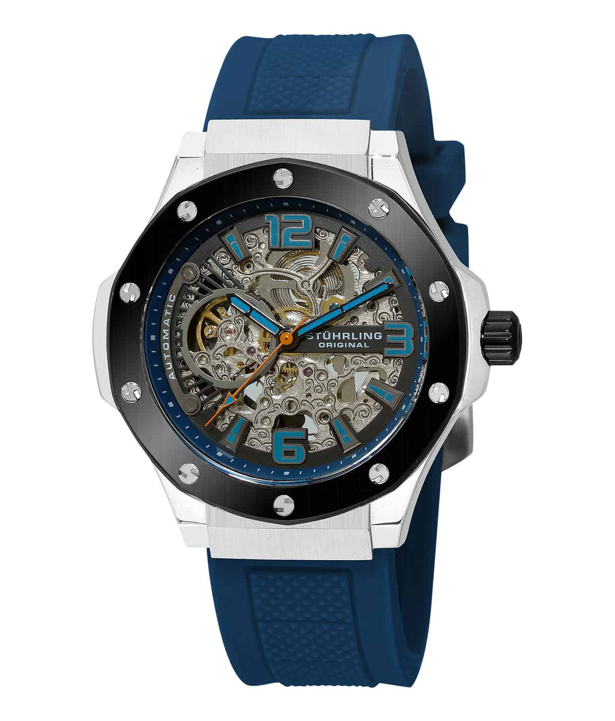 Black/Silver/Blue