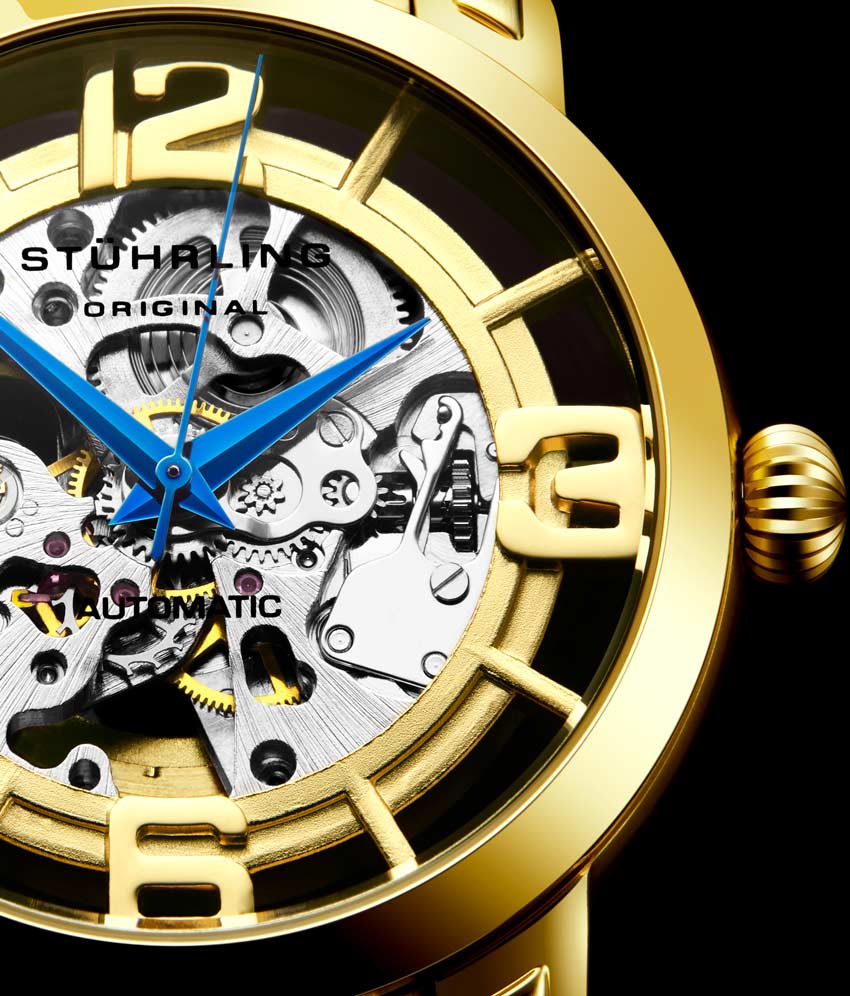 Gold Dial / Gold Case / Light Brown Leather Strap Gold Layered Tang Buckle