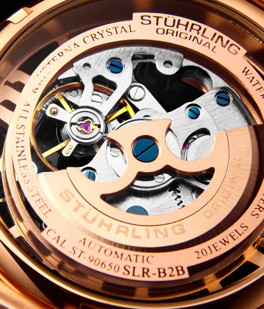 Rose Dial / Rose Case / Rose Stainless Steel Bracelet Rose Gold Layered Deployant Buckle