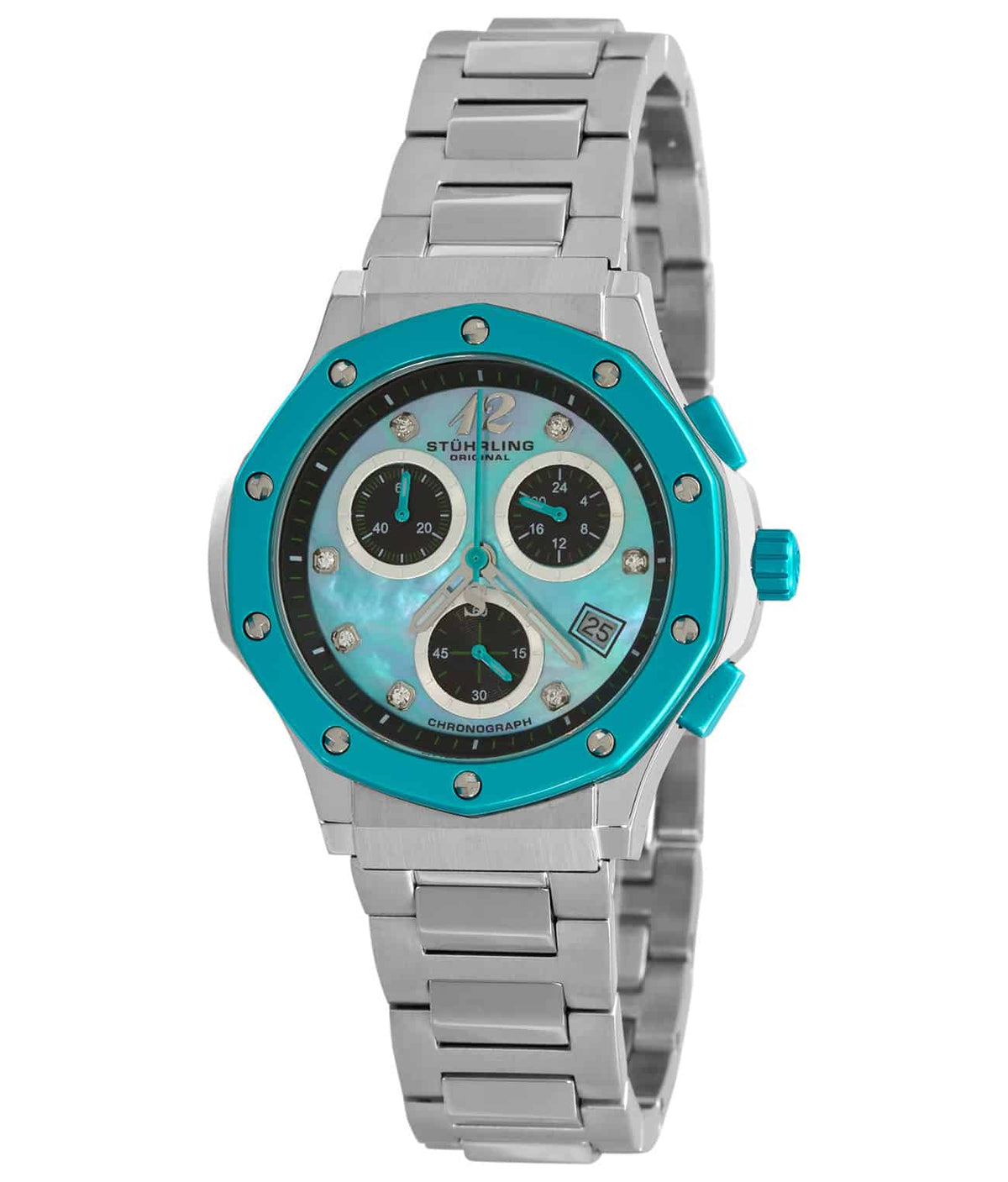 Teal/Silver/Silver