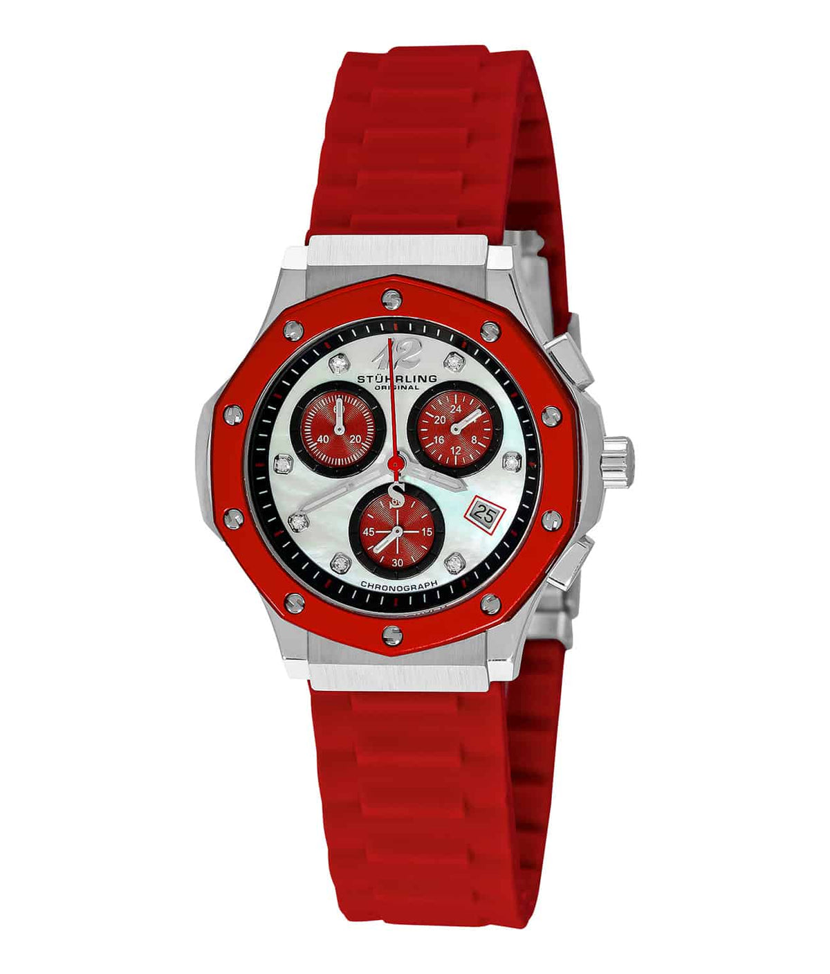 White/Silver/Red