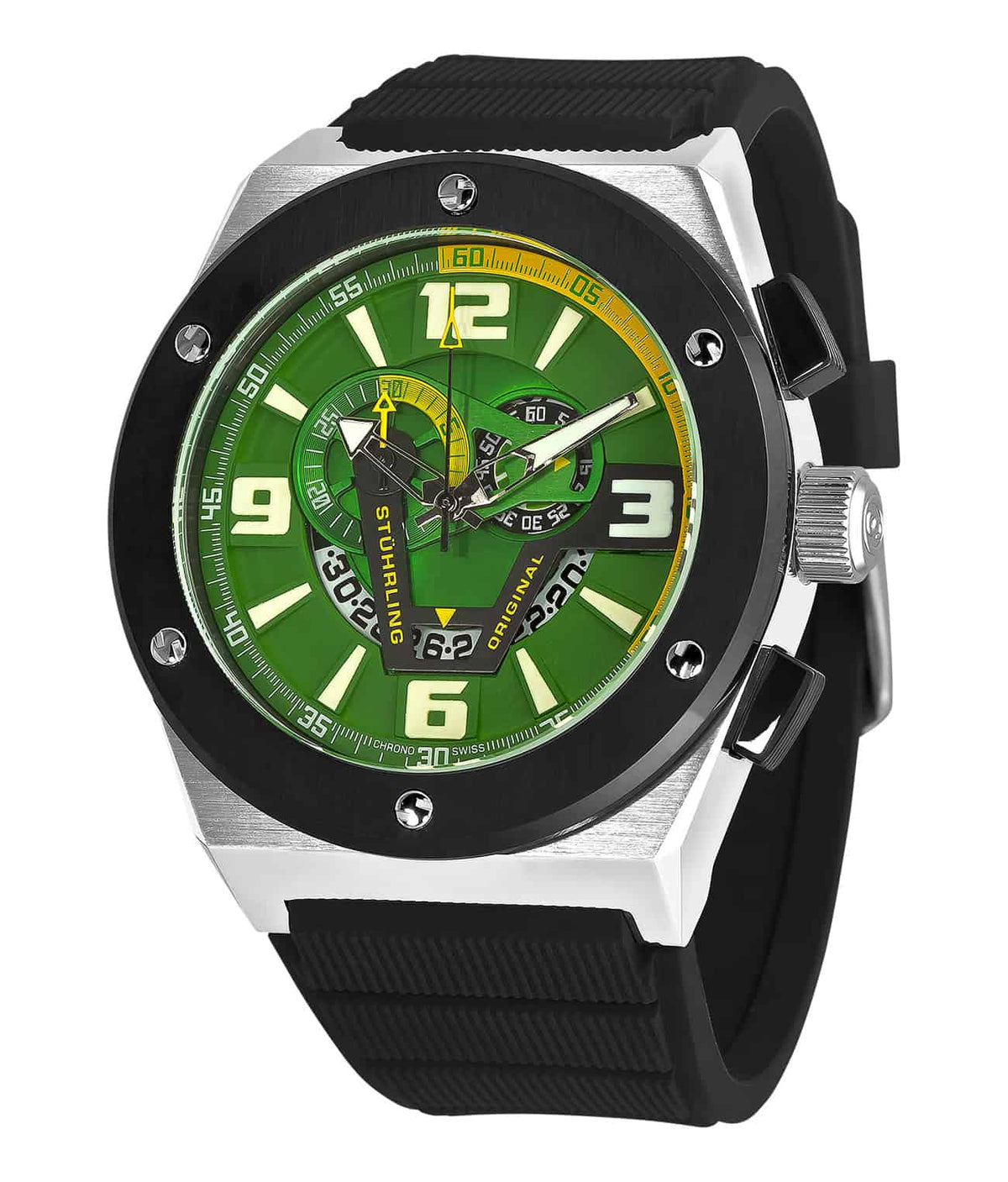 Green/Silver/Black