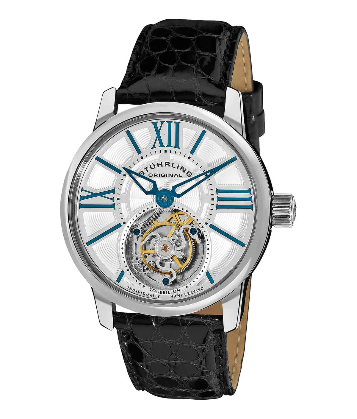 Silver Dial / Silver Case / Black Band