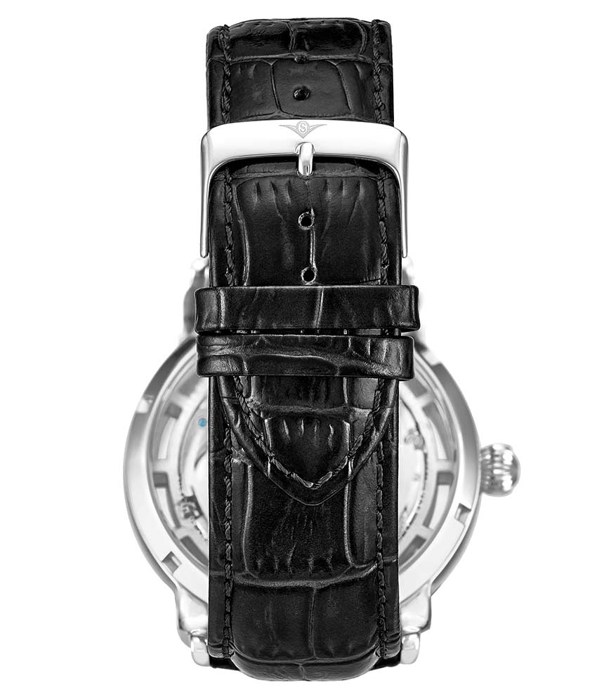 Silver Dial / Silver Case / Black Band