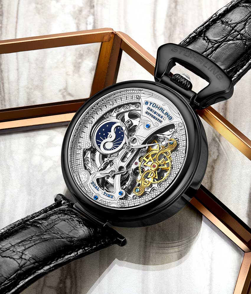 Silver Dial / Black Case / Black Band