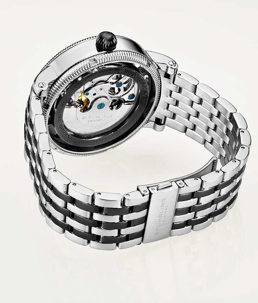 Black Dial / Silver Case / Black Band