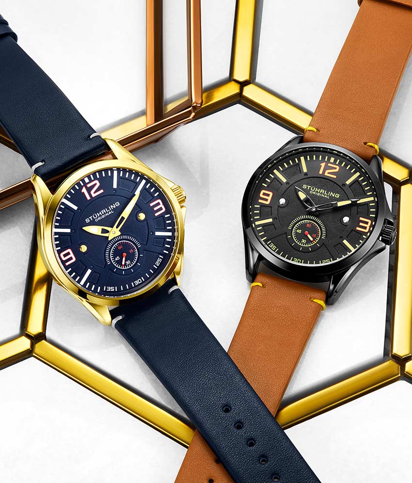 Black Dial / Black Case / Tan Band