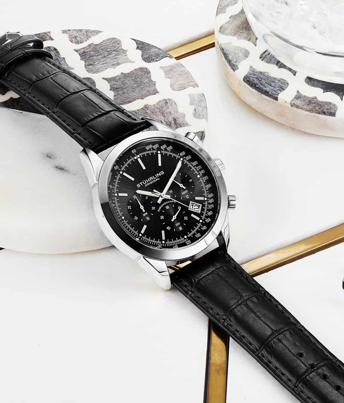 Black Dial / Silver Case / Black Band