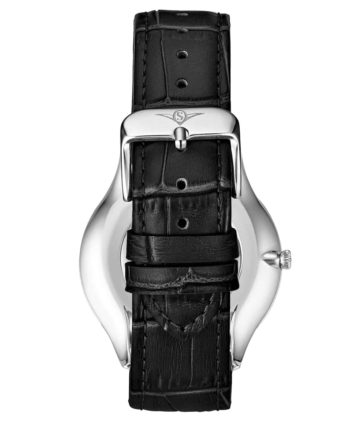 Silver Dial / Silver Case / Black Band