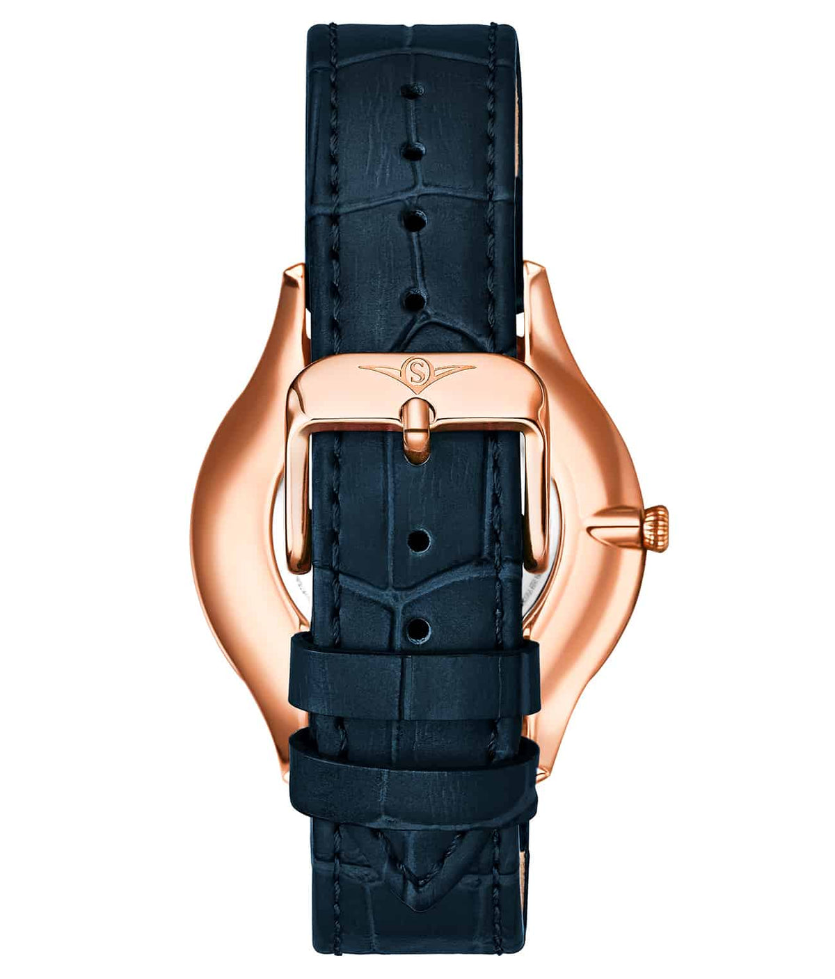 Blue Dial / Rose Case / Blue Band