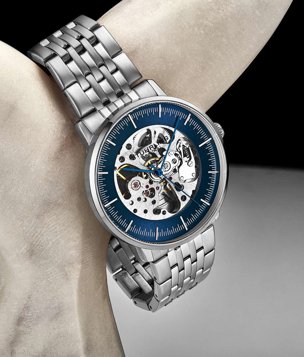 Blue Dial / Silver Case / Silver Band