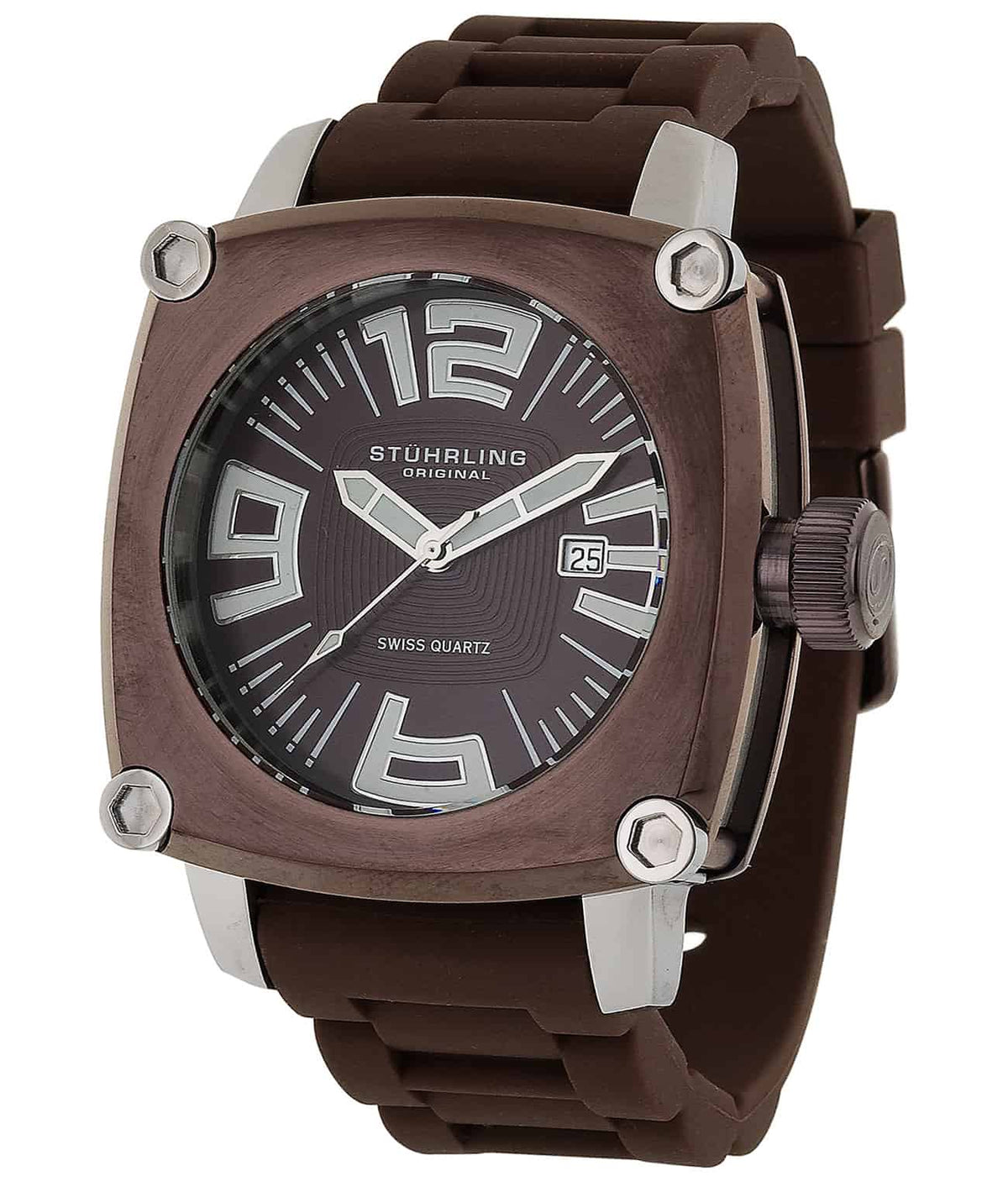 Brown/Silver/Brown