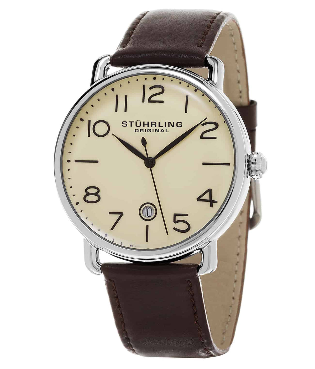 Ivory/Silver/Brown