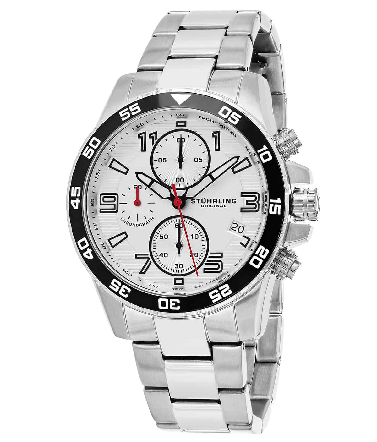 Silver Dial / Silver Case / Silver Stainless Steel Bracelet 1 Deployant Buckle